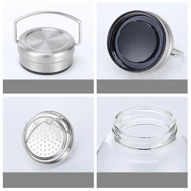 Bouteille d'eau en verre de 2  - Outdoor Sport Glass Water Bottle avis et prix